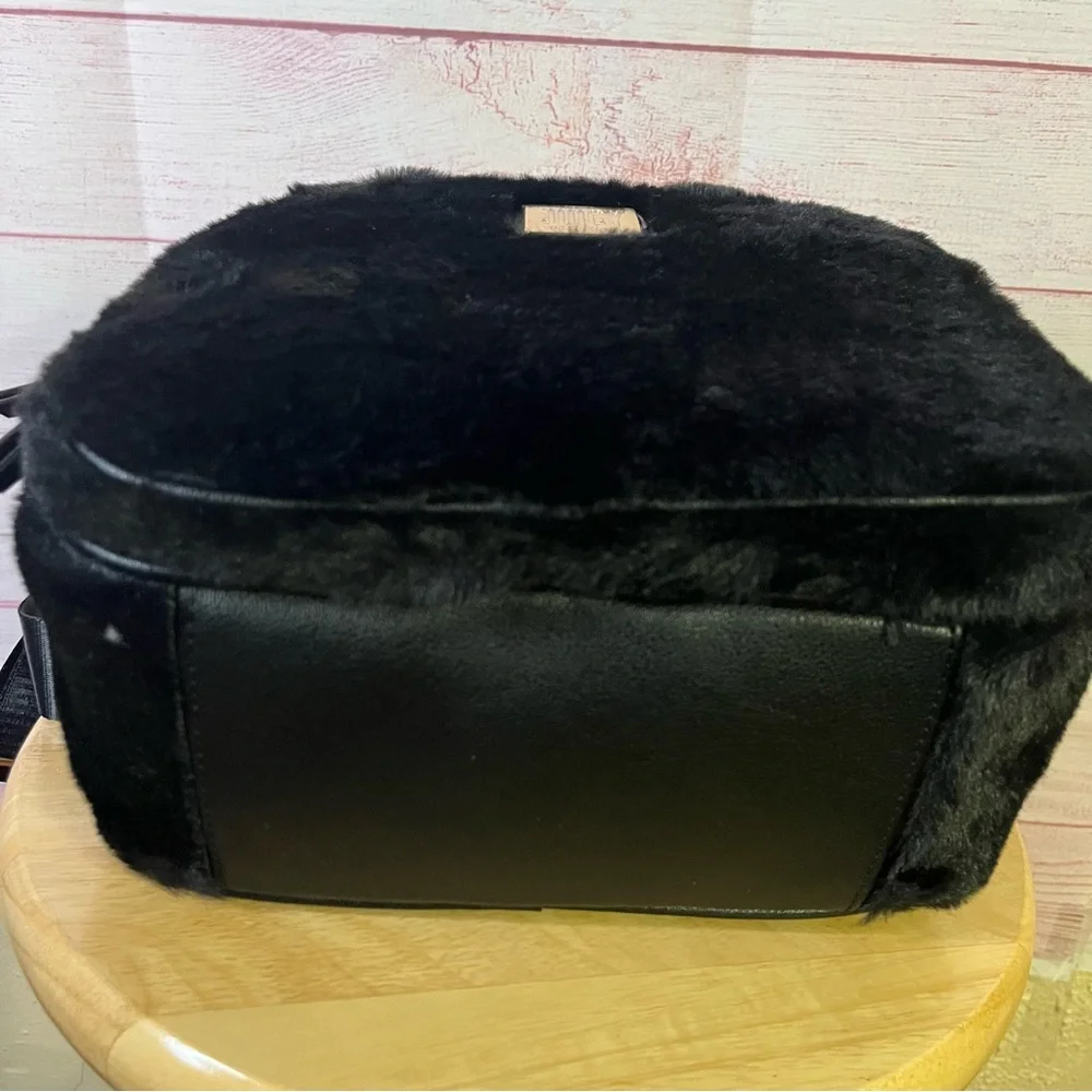 Juicy Couture NWT‎ Faux Fur Black BackPack